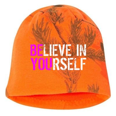 Believe in Yourself Be You Kati - Camo Knit Beanie