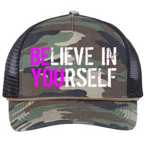 Believe in Yourself Be You Retro Rope Trucker Hat Cap