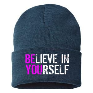 Believe in Yourself Be You Sustainable Knit Beanie