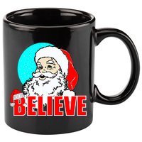 Believe Santa 11oz C Handle Ceramic Mug