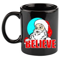 Believe Santa 11oz C Handle Ceramic Mug