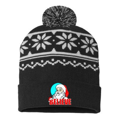 Believe Santa USA-Made Snowflake Beanie