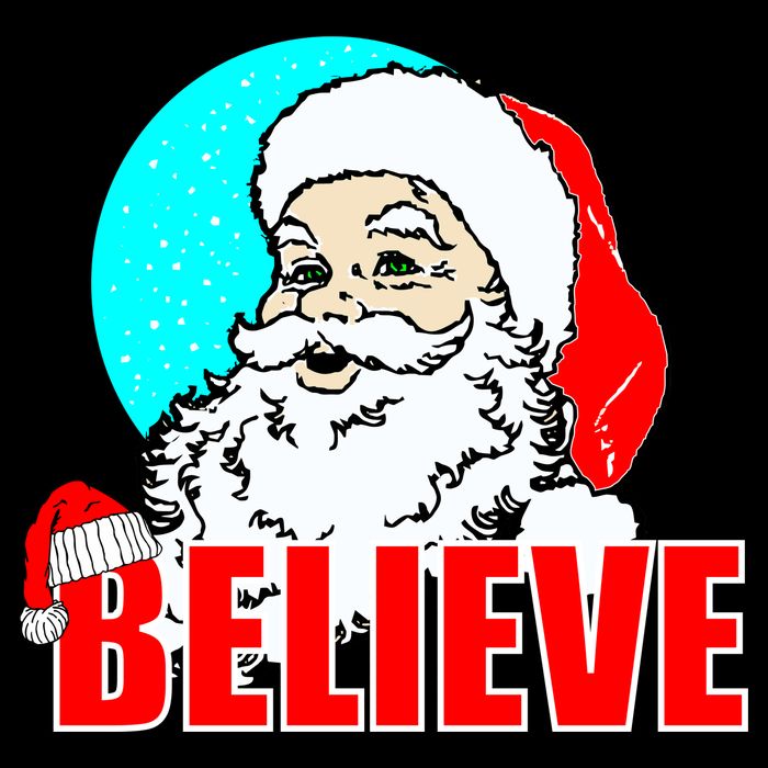 Believe Santa Kids Hoodie