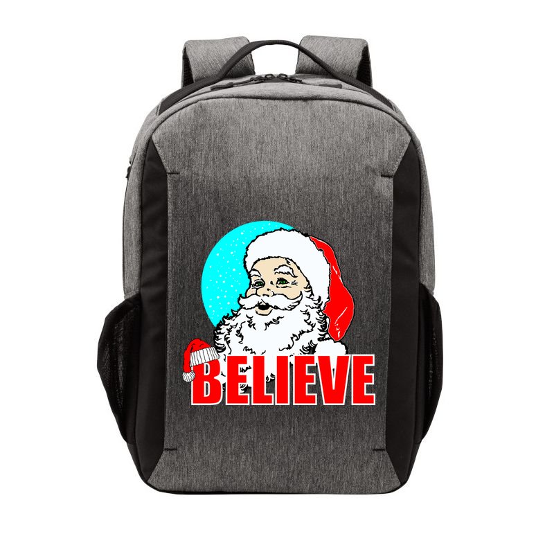 Believe Santa Vector Backpack