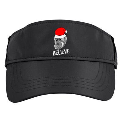 Believe Santa Sasquatch Adult Drive Performance Visor