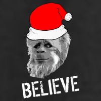 Believe Santa Sasquatch Adult Drive Performance Visor