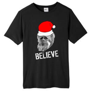 Believe Santa Sasquatch Tall Fusion ChromaSoft Performance T-Shirt