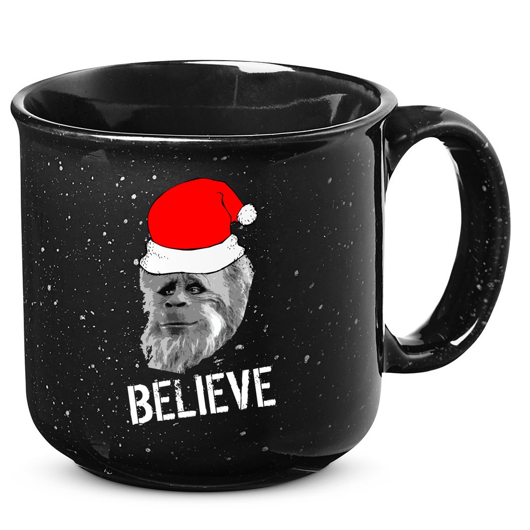 Believe Santa Sasquatch 15oz Campfire Ceramic Mug