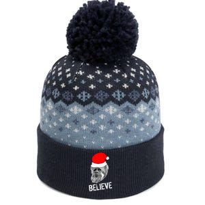 Believe Santa Sasquatch The Baniff Cuffed Pom Beanie