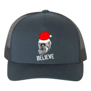 Believe Santa Sasquatch Yupoong Adult 5-Panel Trucker Hat