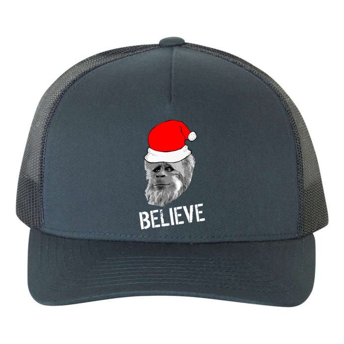 Believe Santa Sasquatch Yupoong Adult 5-Panel Trucker Hat