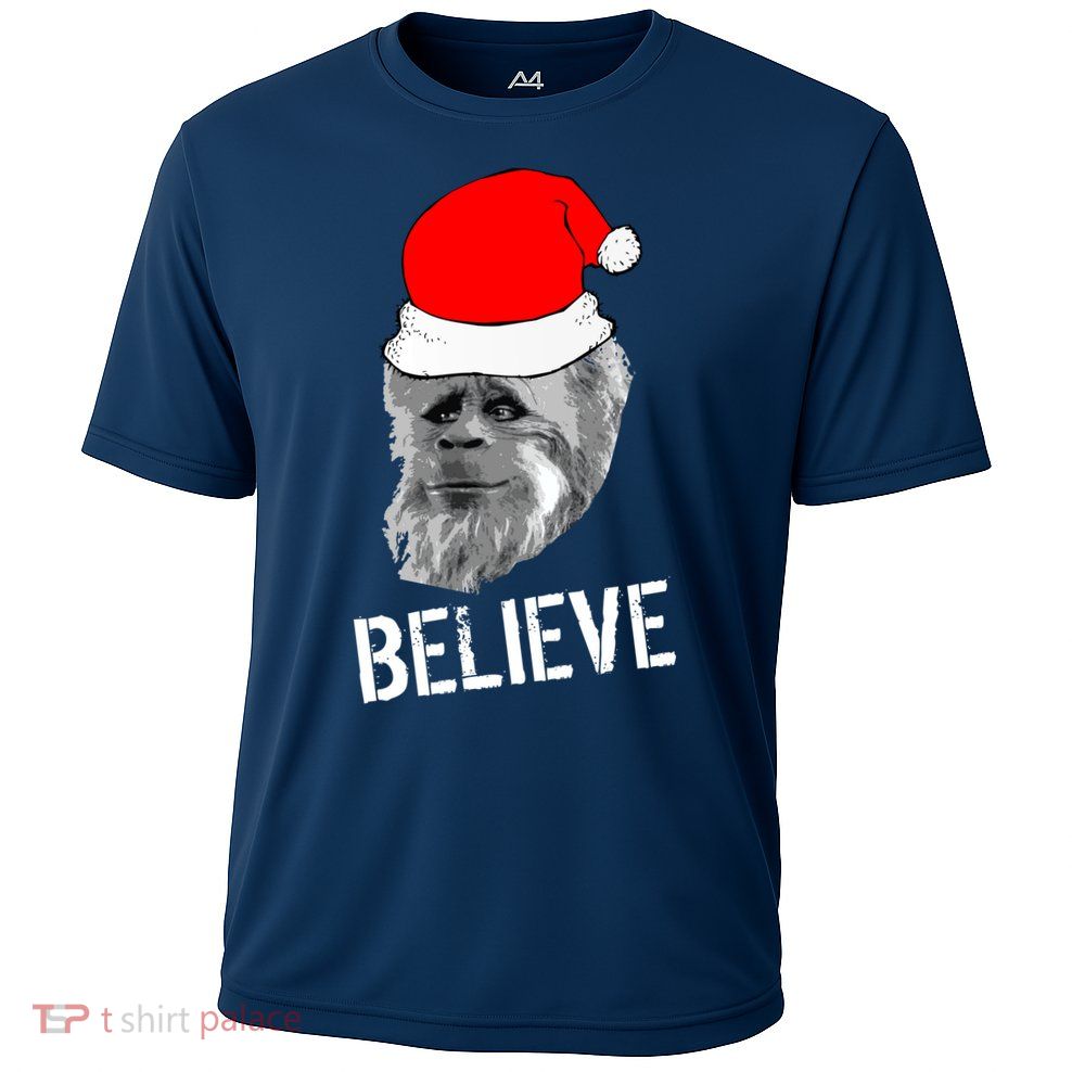 Believe Santa Sasquatch Cooling Performance Crew T-Shirt