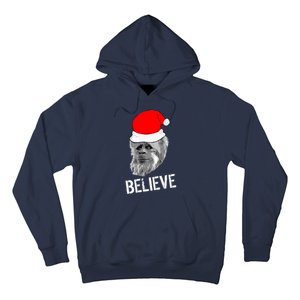 Believe Santa Sasquatch Hoodie