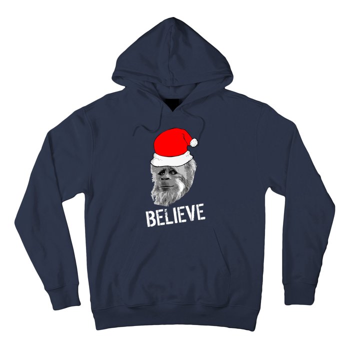 Believe Santa Sasquatch Hoodie