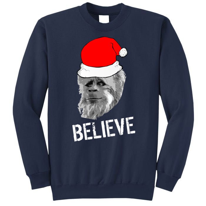 Believe Santa Sasquatch Sweatshirt