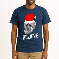 Believe Santa Sasquatch Tall T-Shirt