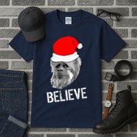 Believe Santa Sasquatch Tall T-Shirt