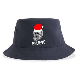 Believe Santa Sasquatch Sustainable Bucket Hat