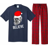 Believe Santa Sasquatch Pajama Set