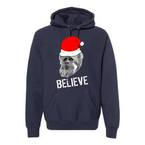 Believe Santa Sasquatch Premium Hoodie