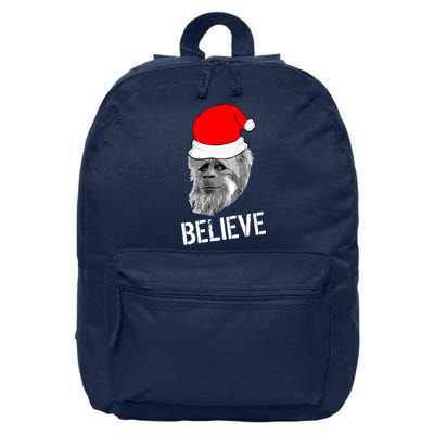 Believe Santa Sasquatch 16 in Basic Backpack