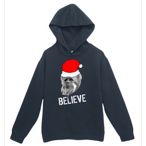 Believe Santa Sasquatch Urban Pullover Hoodie