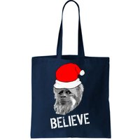 Believe Santa Sasquatch Tote Bag