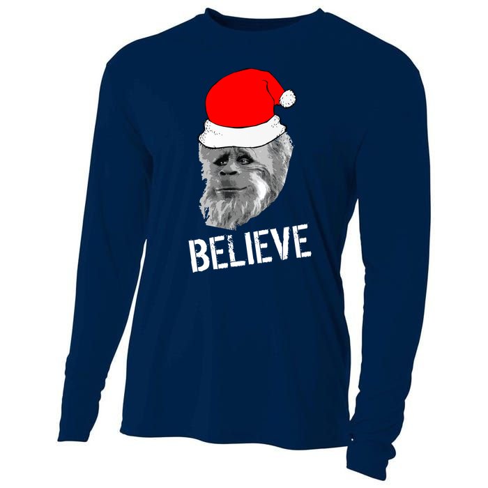 Believe Santa Sasquatch Cooling Performance Long Sleeve Crew