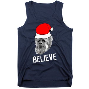 Believe Santa Sasquatch Tank Top