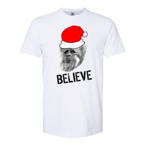 Believe Santa Sasquatch Softstyle CVC T-Shirt