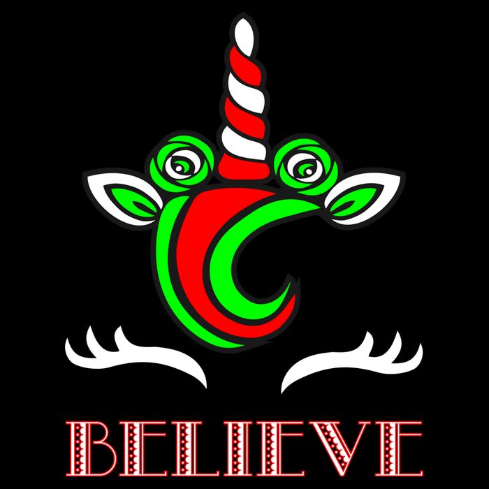 Believe Unicorn Christmas Performance Shirt