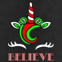 Believe Unicorn Christmas 25L Jumbo Tote