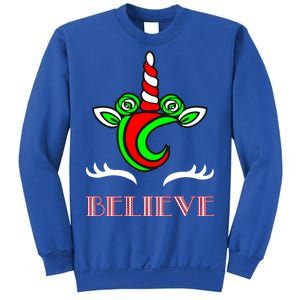 Believe Unicorn Christmas Sweatshirt