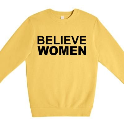 Believe Women Premium Crewneck Sweatshirt