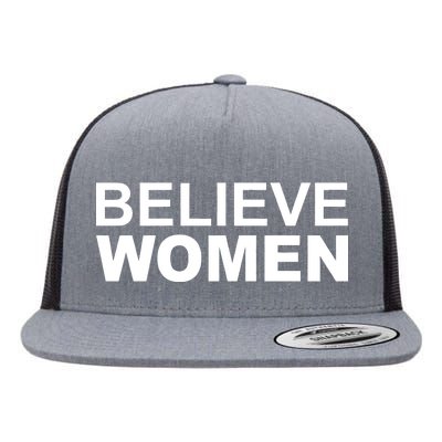 Believe Women Flat Bill Trucker Hat