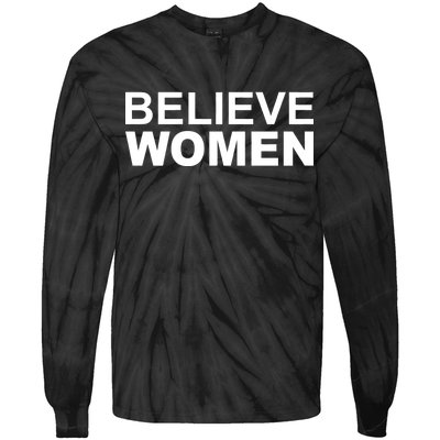 Believe Women Tie-Dye Long Sleeve Shirt