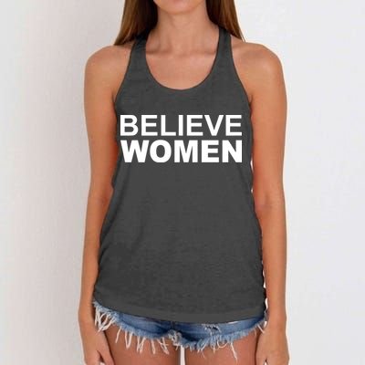 Believe Women Women's Knotted Racerback Tank