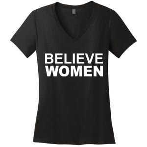 Believe Women Women's V-Neck T-Shirt