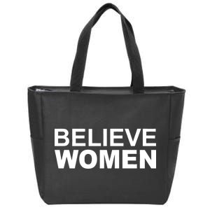 Believe Women Zip Tote Bag