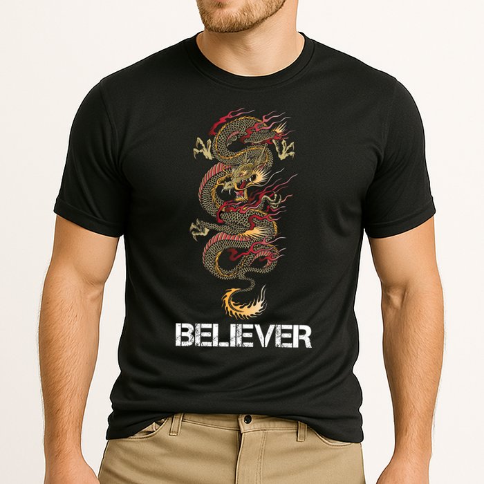 Believer Of Dragons Cooling Performance Crew T-Shirt