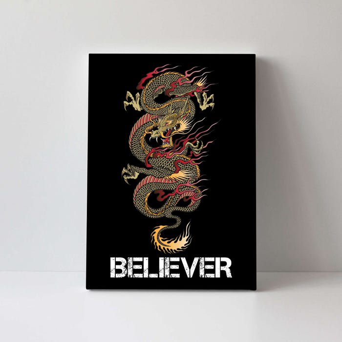 Believer Of Dragons Canvas