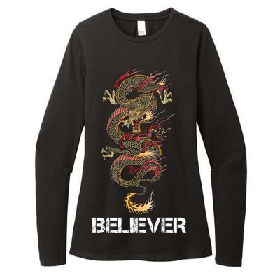 Believer Of Dragons Womens CVC Long Sleeve Shirt