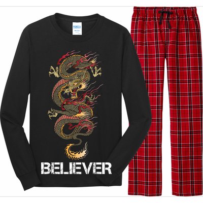 Believer Of Dragons Long Sleeve Pajama Set