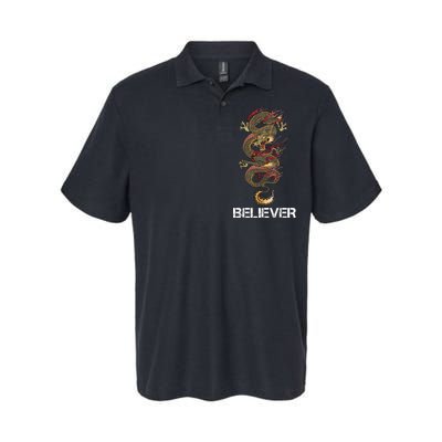 Believer Of Dragons Softstyle Adult Sport Polo