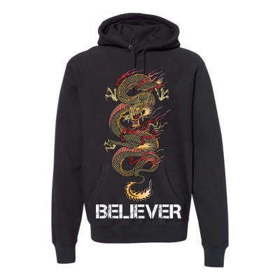 Believer Of Dragons Premium Hoodie