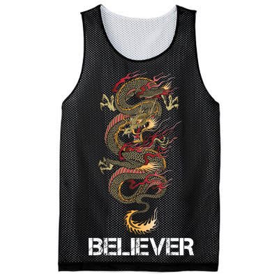 Believer Of Dragons Mesh Reversible Basketball Jersey Tank