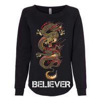 Believer Of Dragons Womens California Wash Sweatshirt