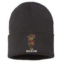 Believer Of Dragons Sustainable Knit Beanie