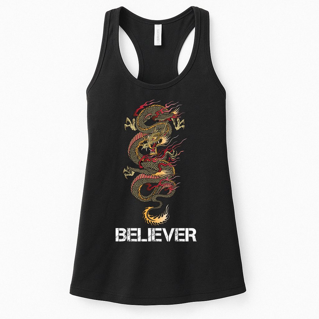 Believer Of Dragons Womens Tank Top