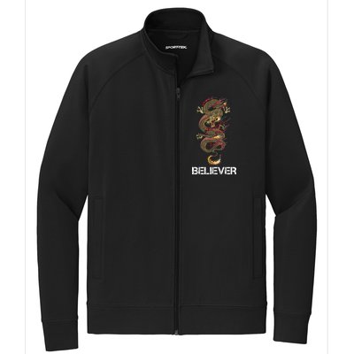 Believer Of Dragons Stretch Full-Zip Cadet Jacket